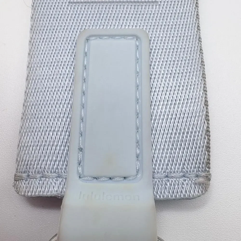 Lululemon Never Lost Keyfob in Pale Blue-Gray- Preowned